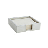 Shagreen Ivory Cocktail Napkin Holder W/ Napkin
